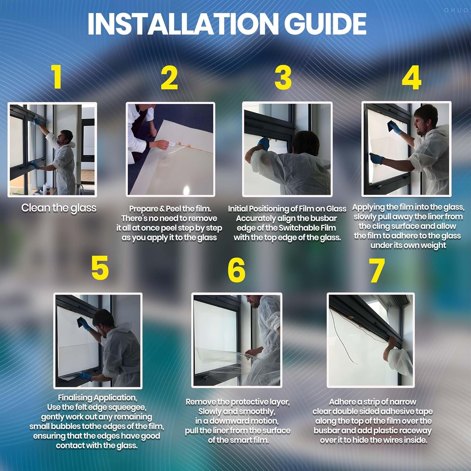 Real-word install of the panels purchased